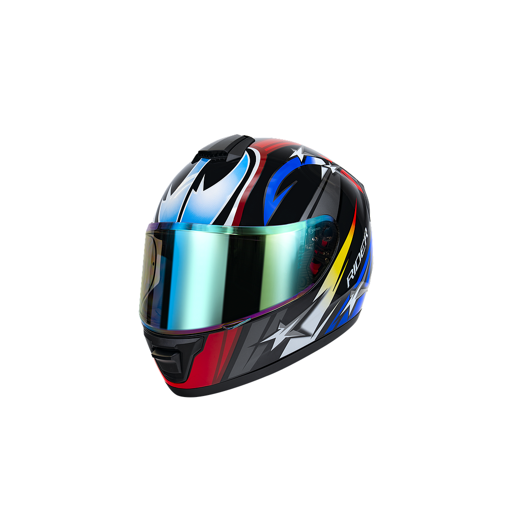 Full Face Vortex #4 Katana Red (Glossy) L