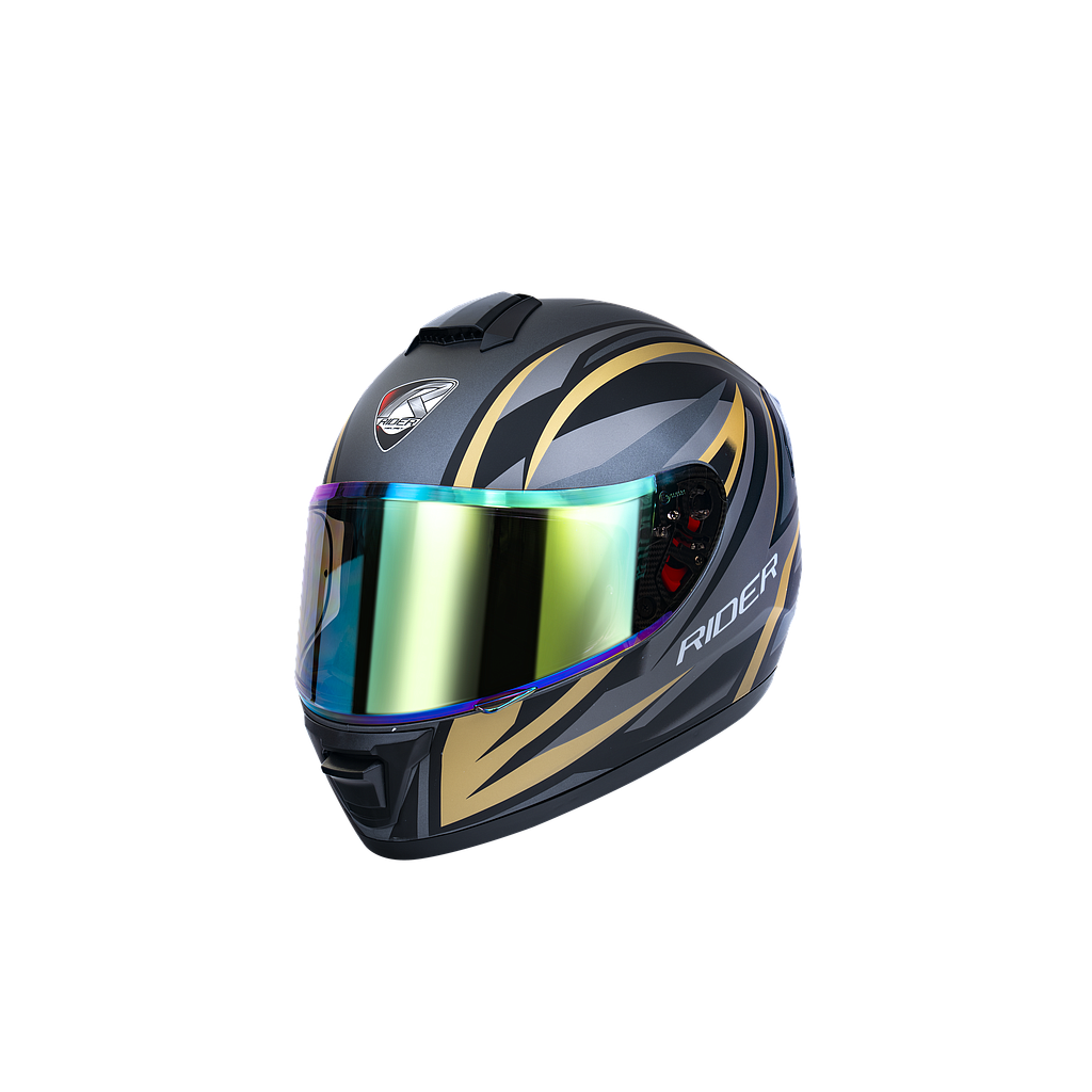 Full Face Vortex #7 Star Gold Color (Matte) XL 