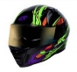 Full Face Defender #7 Toxin Purple Green XL