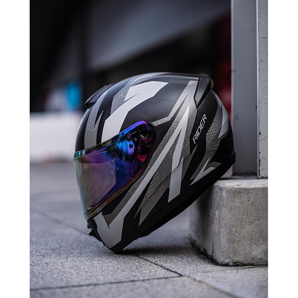 Full Face Vortex #11 GT/Grey L