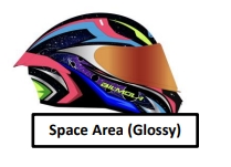 Full Face Rapid RS #8 Space Area (Glossy) XL