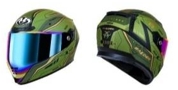 Full Face Warrior #9 Blitzer Dark Green M