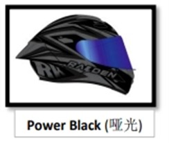 Full Face SPARK #5 Power Black L