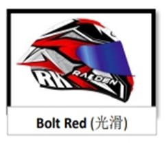 Full Face SPARK #9 Bolt Red XL