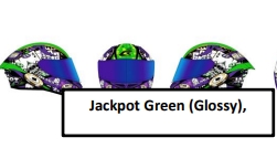 Full Face Rapid RS #16 Jackpot Green (Glossy) M