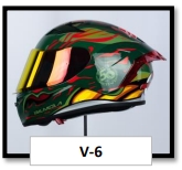 Full Face MASKED RIDER #4 V-6 M