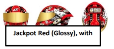 Full Face Rapid RS #17 Jackpot Red (Glossy) XS