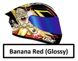 Full Face Razor SP #3 Banana Red (Glossy) L
