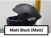 Full Face R1X #2 Matte Black (Matt) L