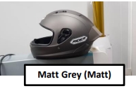 Full Face R1X #5 Matt Grey (Matt) L