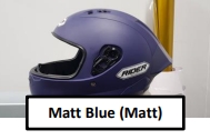 Full Face R1X #6 Matt Blue (Matt) L