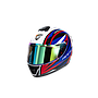 Full Face Vortex #6 Star Tri Color (Glossy) M