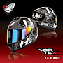 Full Face Vortex #9 F.O.M White M
